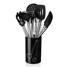 Load image into Gallery viewer, 9PCS Silicone Kitchenware Cooking Spoon Soup Ladle-Egg Spatula Turner Kitchen Tools Cooking Utensil Set Dinnerware Tools