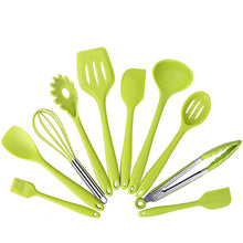 Load image into Gallery viewer, 10pcs 5pcs Silicone Cooking Utensils Sets Heat Resistant Kitchenware Baking Utensils Kitchen Cooking Tools Set Accessories