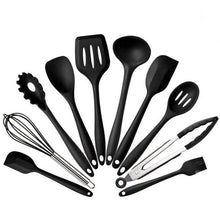 Load image into Gallery viewer, 10pcs 5pcs Silicone Cooking Utensils Sets Heat Resistant Kitchenware Baking Utensils Kitchen Cooking Tools Set Accessories