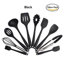 Load image into Gallery viewer, 10PCS Silicone Cooking Utensils Non-Stick Kitchenware Cooking Tool Sets Kitchen Cookware Baking Tools Gadgets
